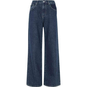 Mint Velvet Mid Indigo Workable Wide Jeans